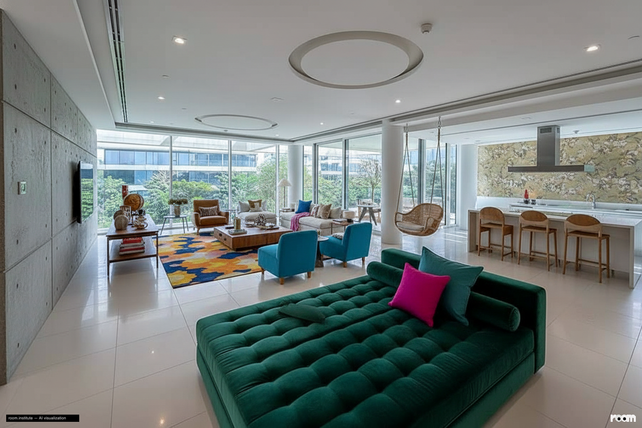 Ashjar E1, Ashjar, Al Barari Dining Room — Chronos Unbound design direction