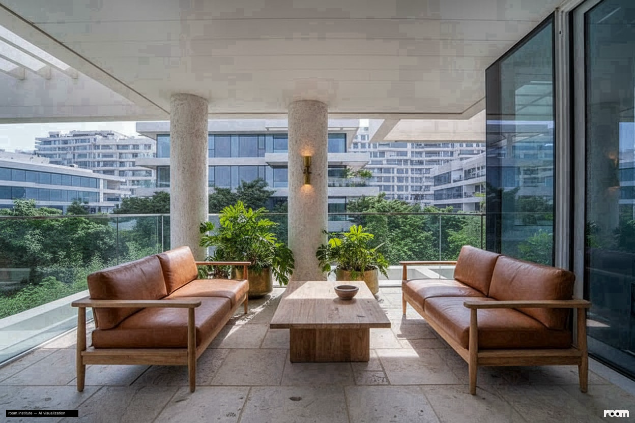 Ashjar E1, Ashjar, Al Barari Terrace — Weathered Narratives design direction