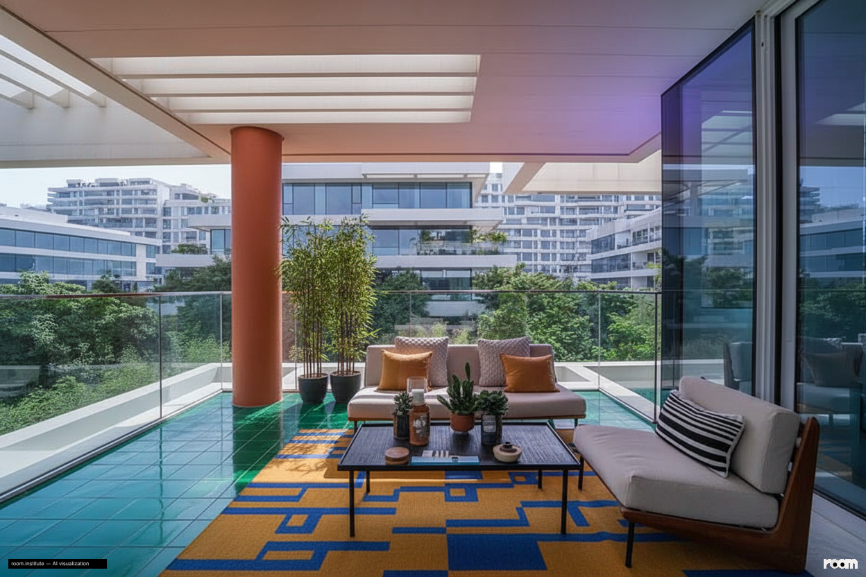 Ashjar E1, Ashjar, Al Barari Terrace — Color Divergence design direction