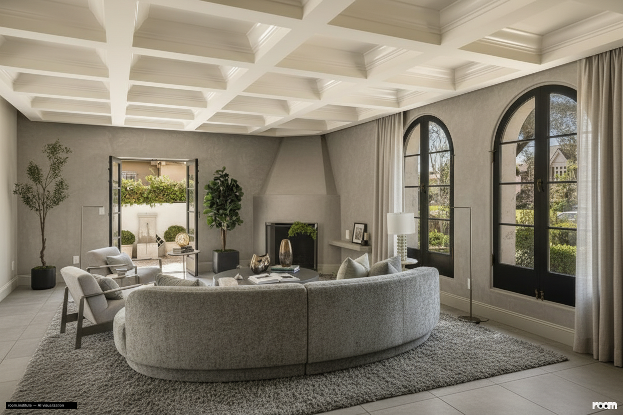 134 N McCadden Pl Living Room — Greige Dialogue design direction