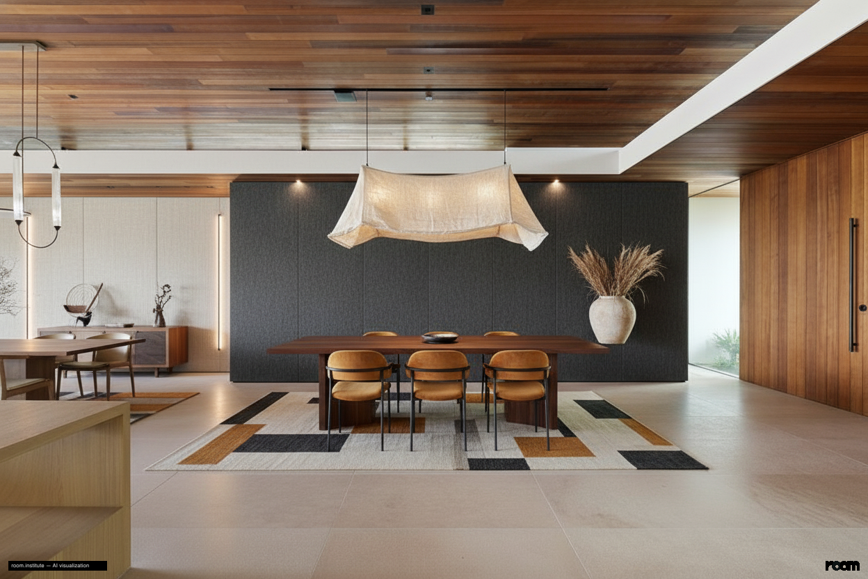 1675 Carla Rdg Dining Room — Woven Interplay design direction