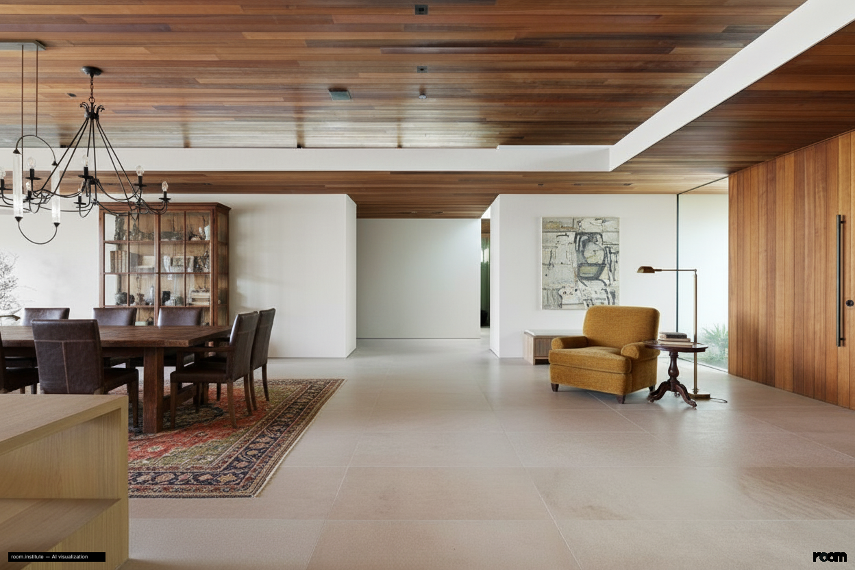 1675 Carla Rdg Dining Room — Collected Fragments design direction