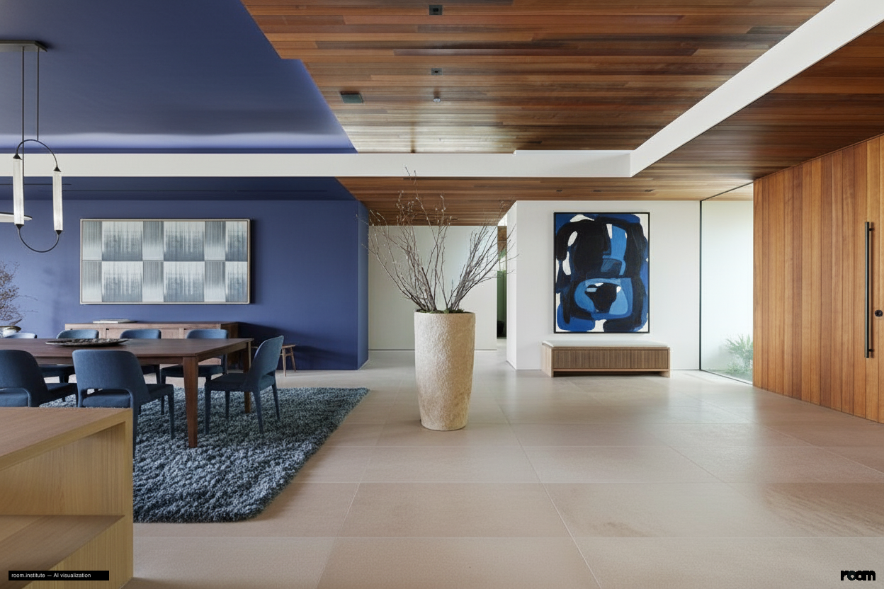 1675 Carla Rdg Dining Room — Indigo Echoes design direction