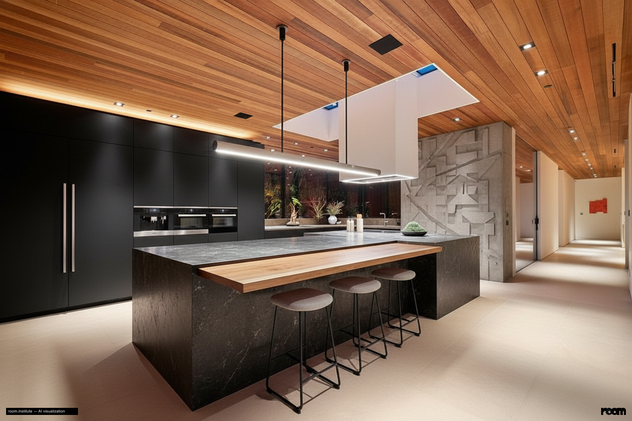 1675 Carla Rdg Kitchen — Shifting Planes design direction