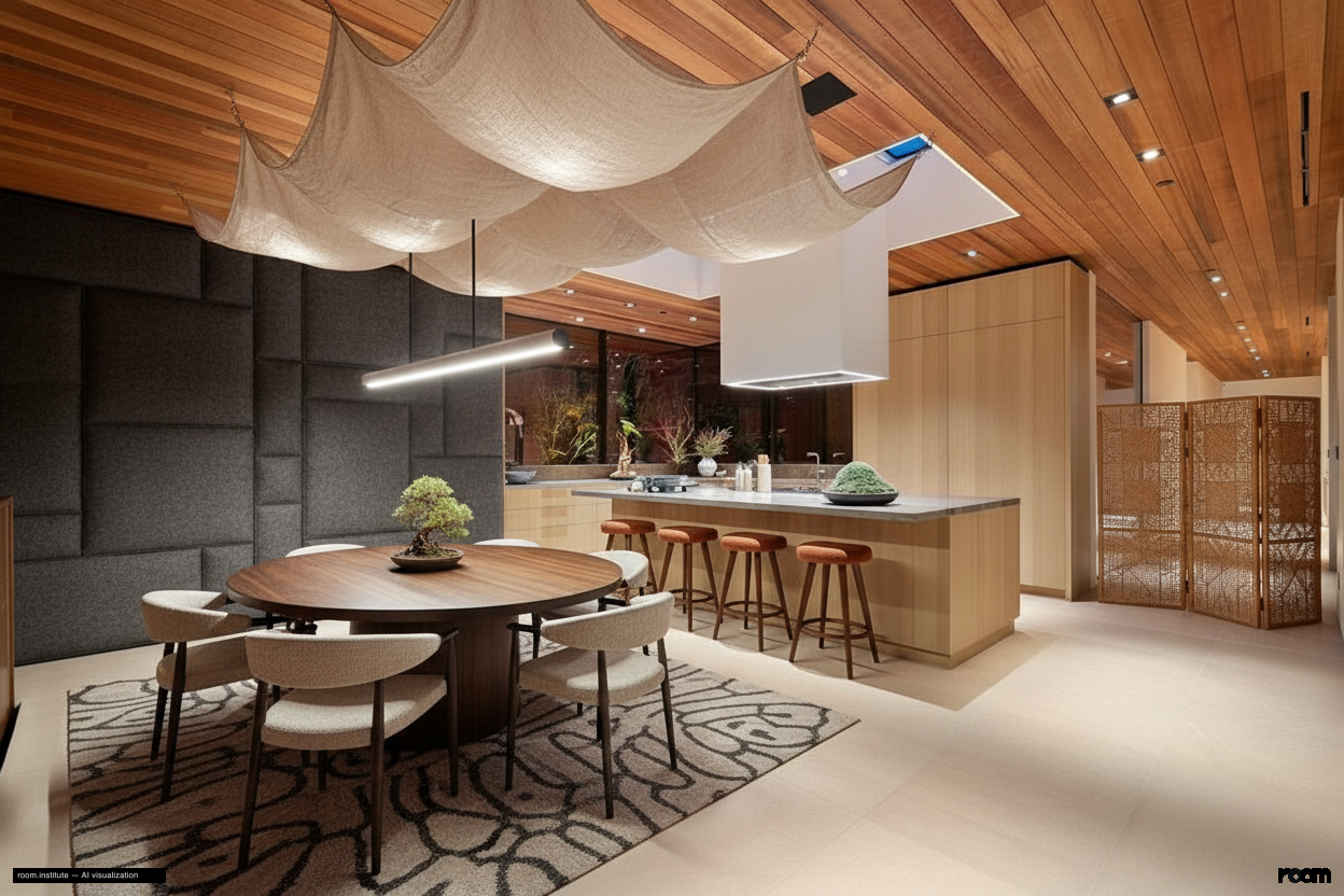 1675 Carla Rdg Kitchen — Woven Enclosure design direction