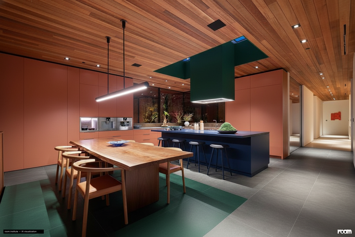 1675 Carla Rdg Kitchen — Monolithic Hue design direction