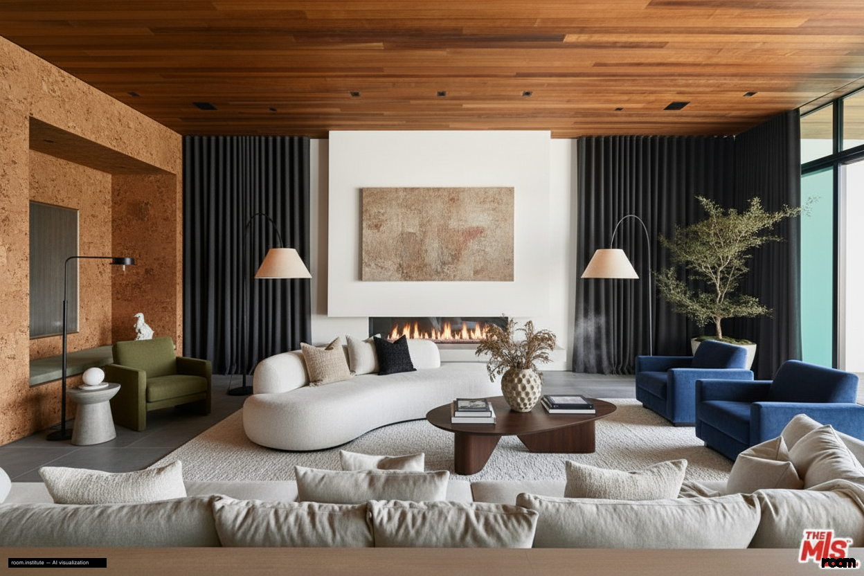 1675 Carla Rdg Living Room — Sensory Script design direction