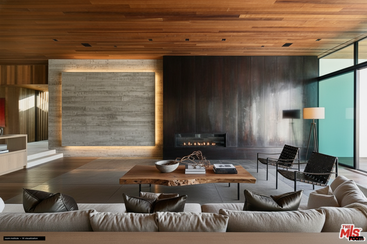 1675 Carla Rdg Living Room — Tactile Duets design direction