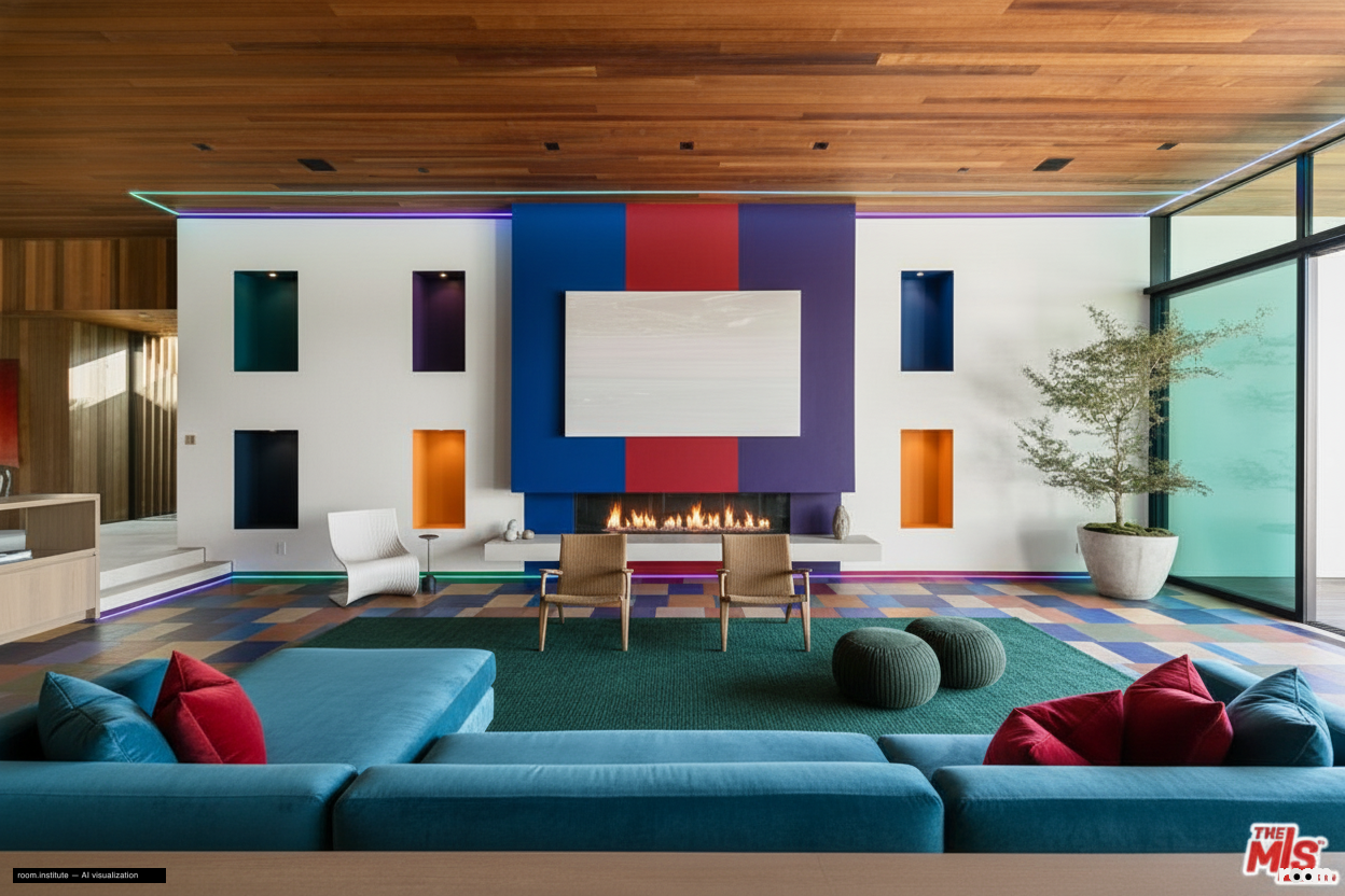 1675 Carla Rdg Living Room — Chromatic Code design direction