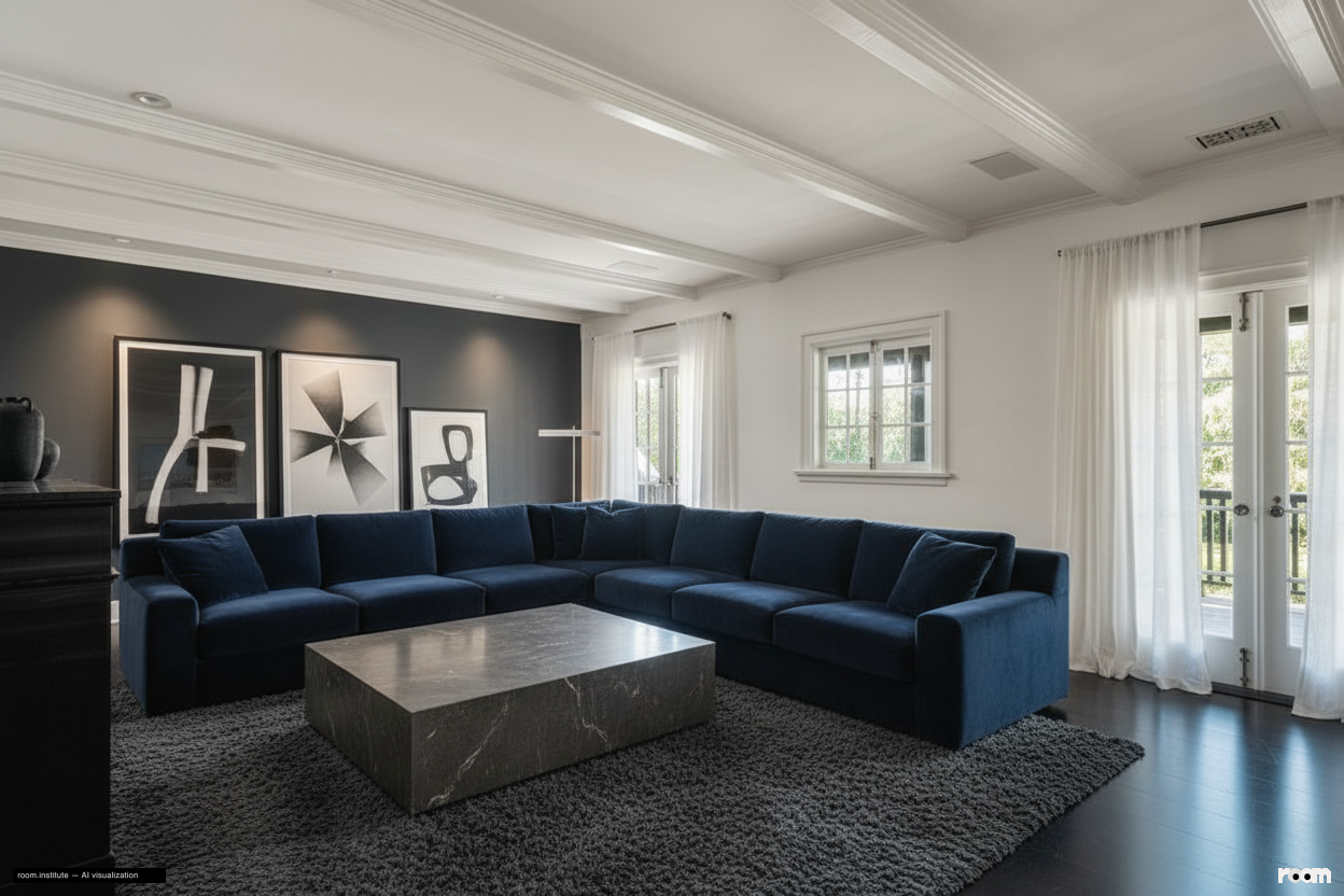 250 S Chadbourne Ave Living Room — Deep & Wide design direction