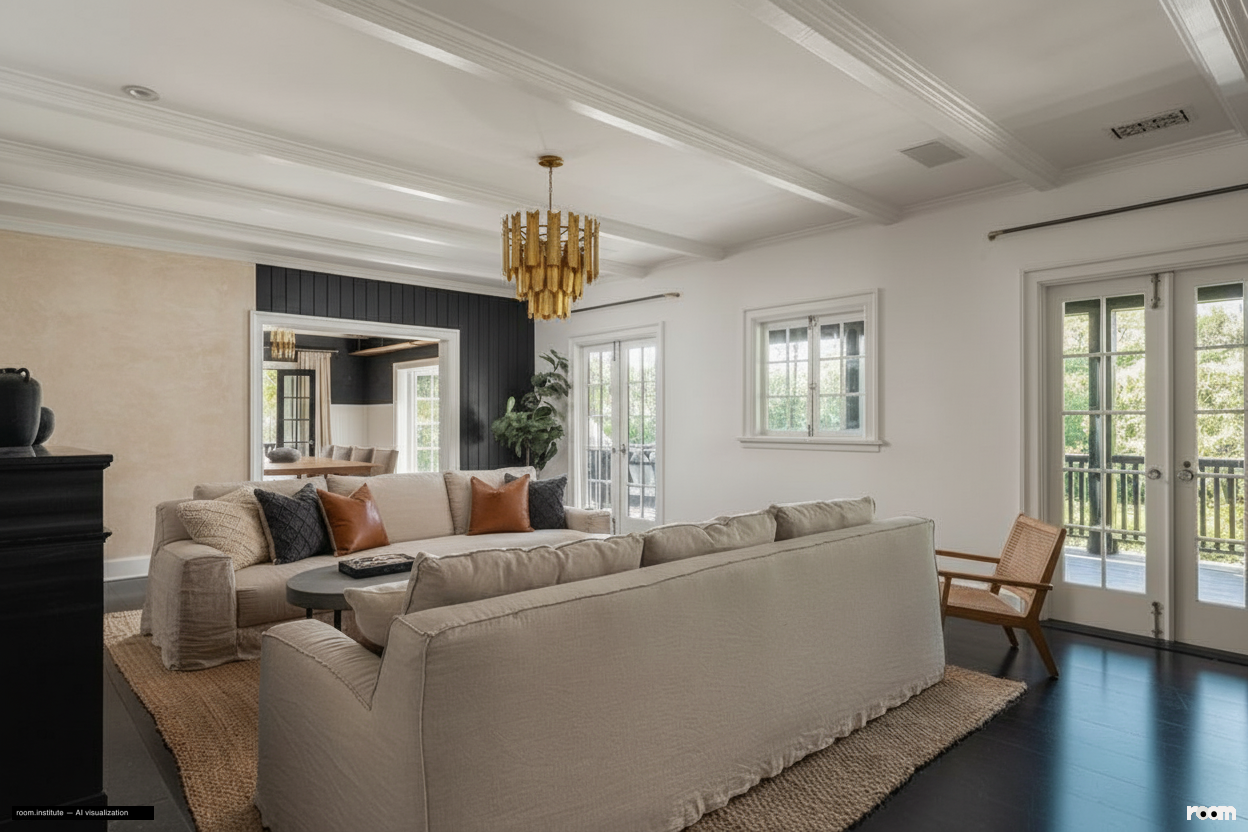 250 S Chadbourne Ave Living Room — Tactile Geography design direction