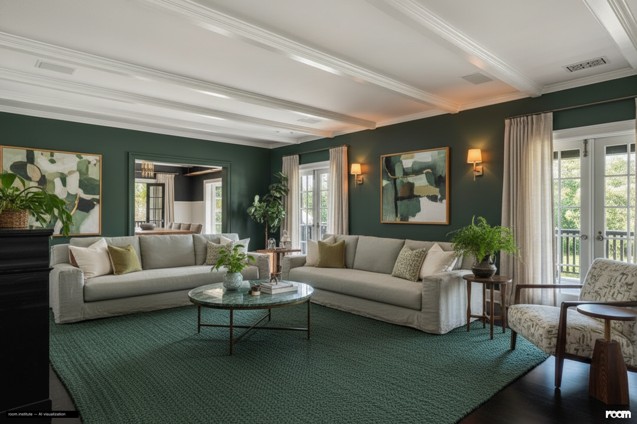 250 S Chadbourne Ave Living Room — Verdant Immersion design direction