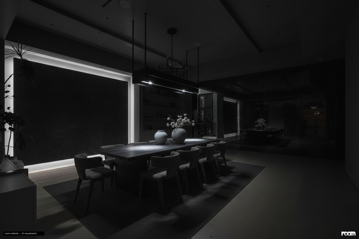 4000 Ballina Dr Dining Room — Blackened Horizon design direction