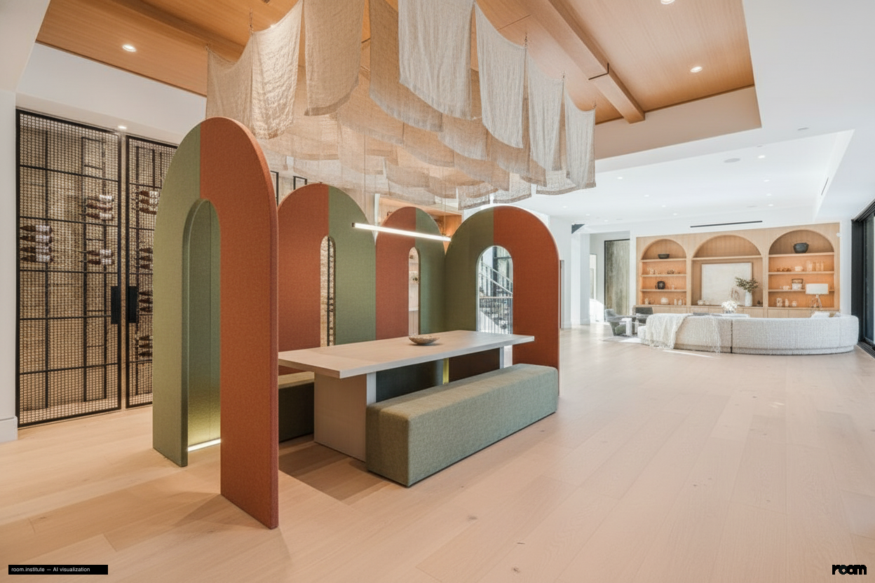 4000 Ballina Dr Dining Room — Draped Utterance design direction