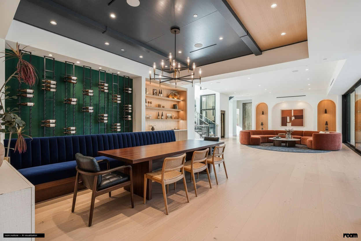 4000 Ballina Dr Dining Room — Echoing Proportions design direction