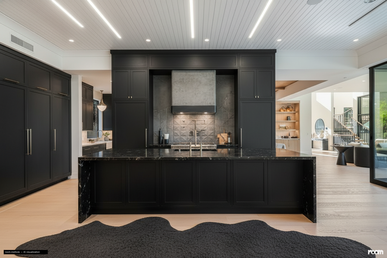4000 Ballina Dr Kitchen — Monochrome Pulse design direction