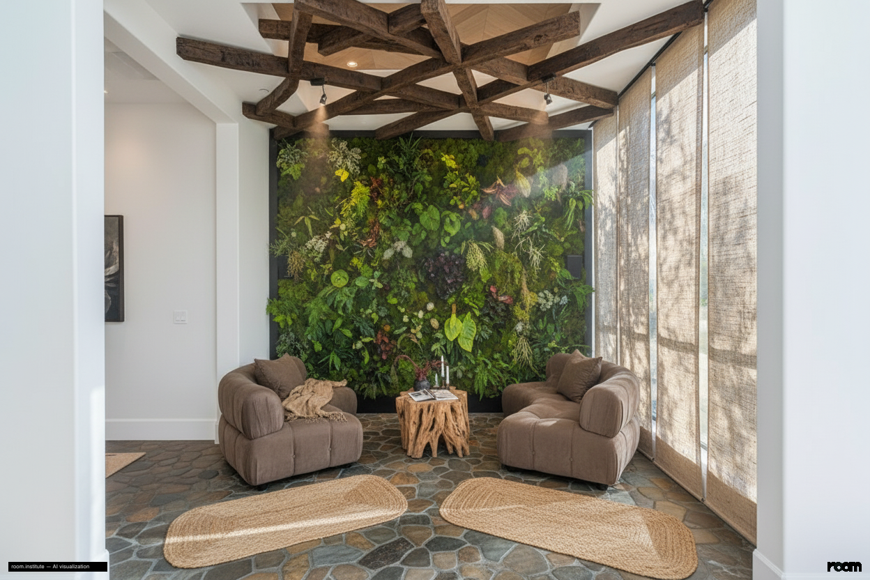 4000 Ballina Dr Living Room — Verdant Embrace design direction