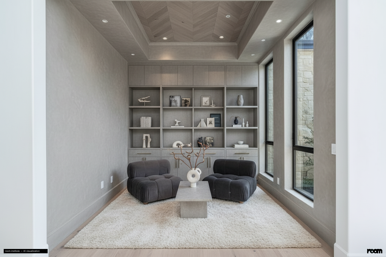 4000 Ballina Dr Living Room — Silent Stone design direction