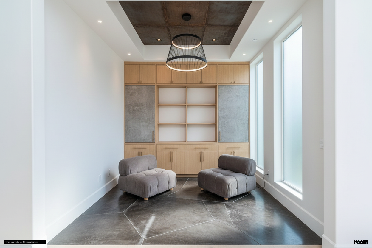 4000 Ballina Dr Living Room — Broken Mirror design direction