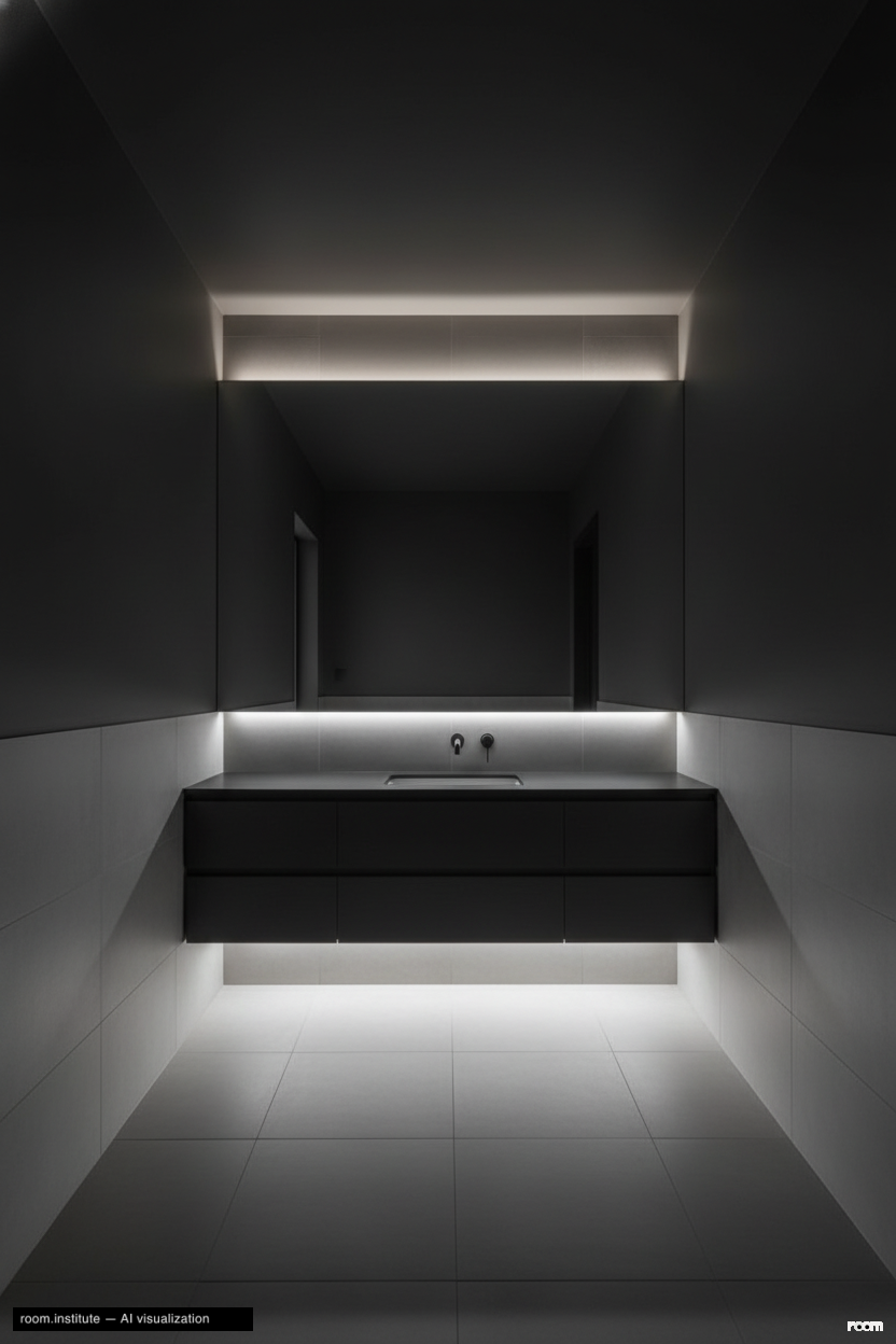 4048 Farmouth Dr Bathroom — Depth Play design direction