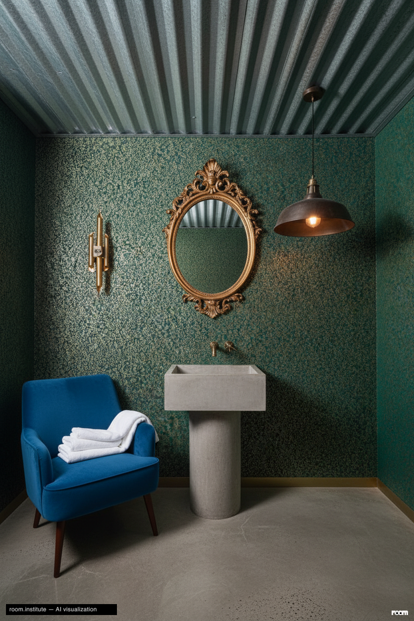 4048 Farmouth Dr Bathroom — Eccentric Assemblage design direction