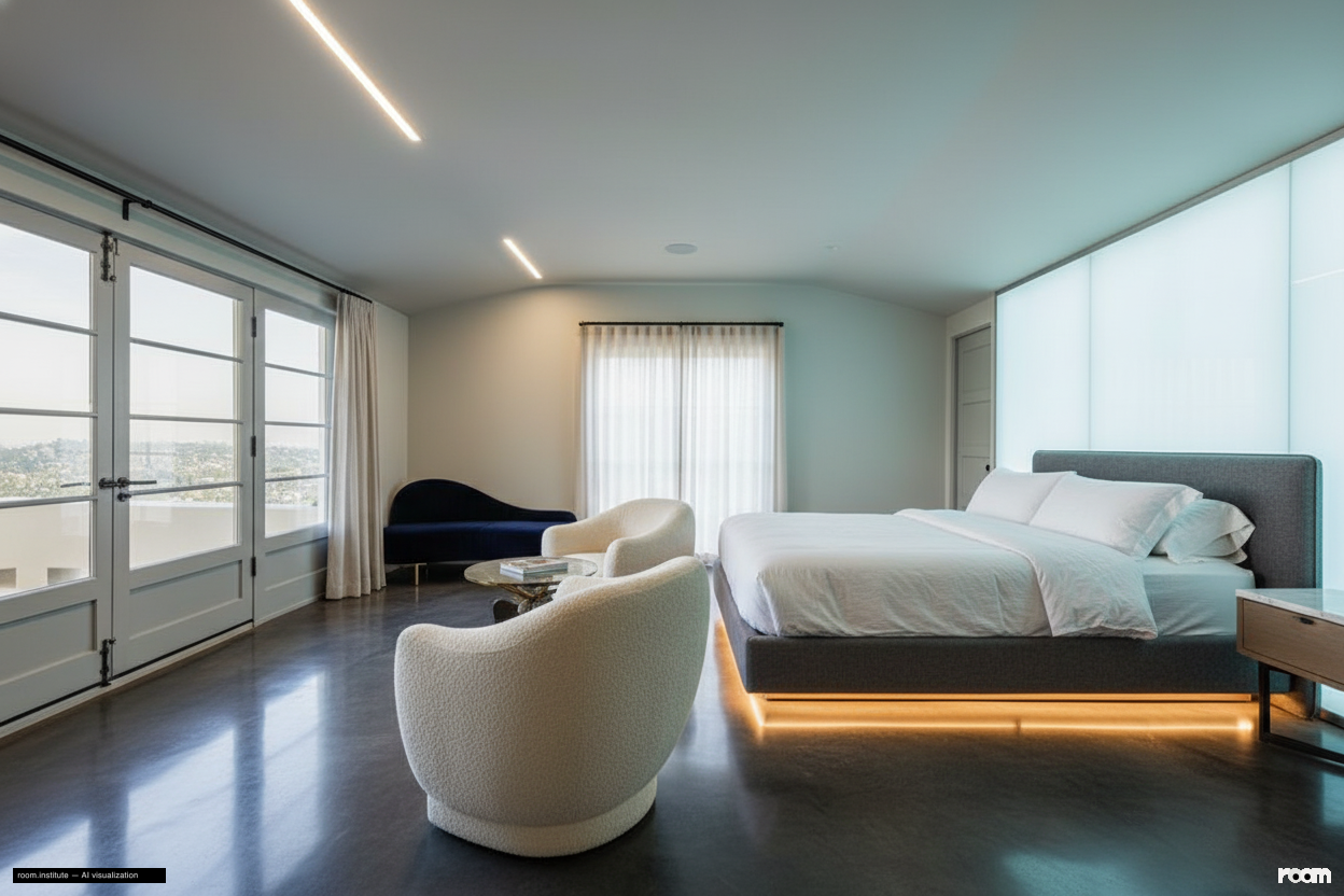 4048 Farmouth Dr Bedroom — Sculpted Radiance design direction