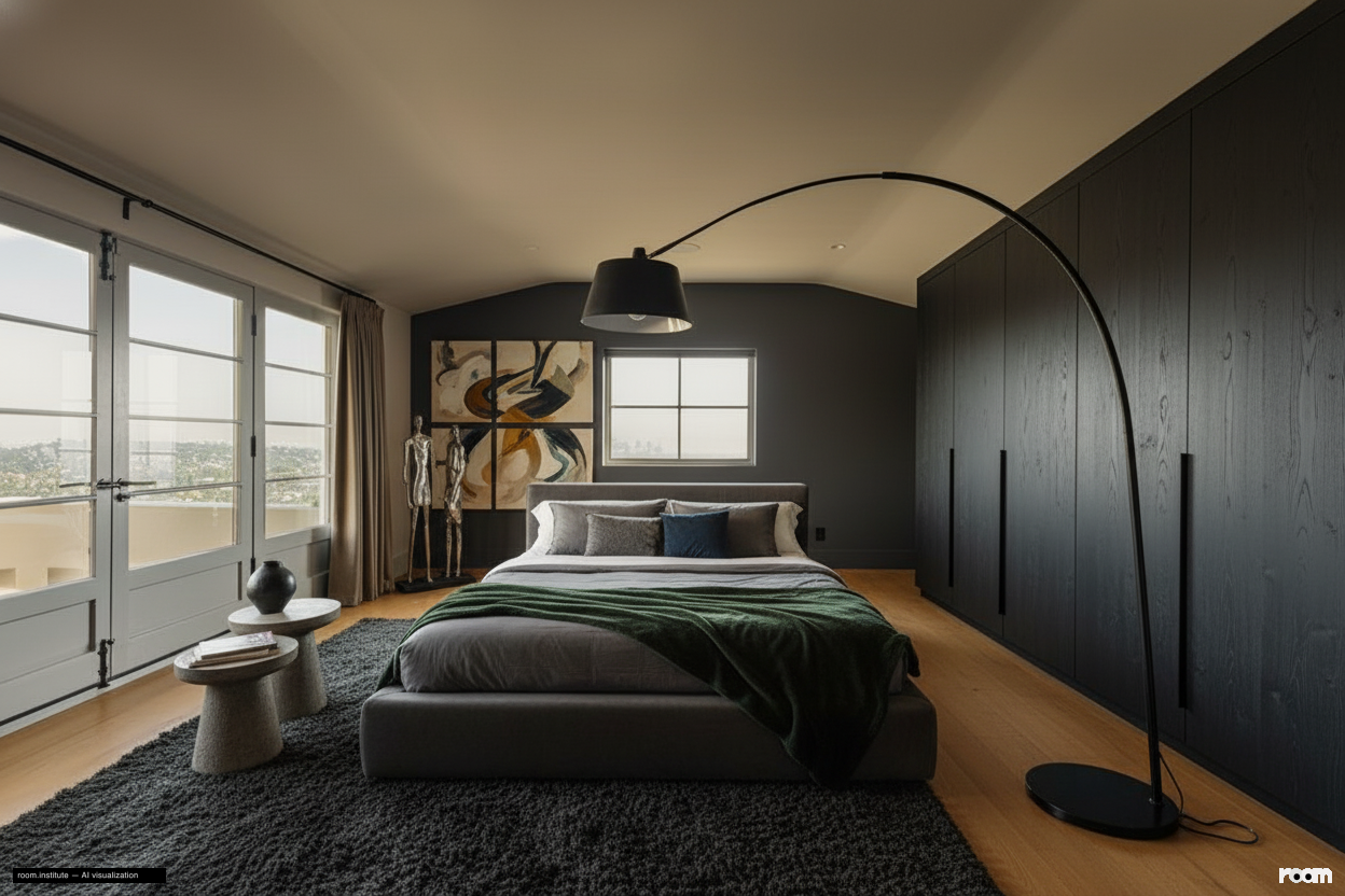 4048 Farmouth Dr Bedroom — Measured Imbalance design direction
