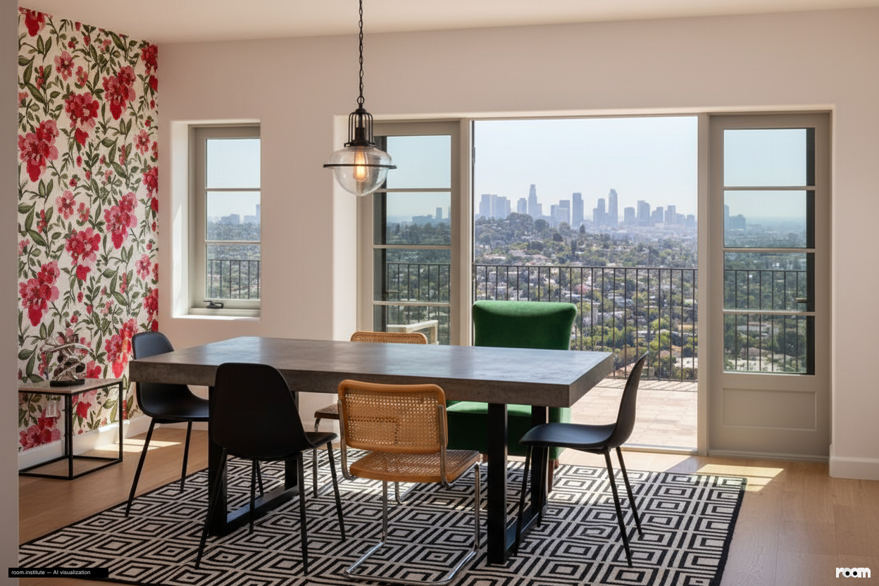 4048 Farmouth Dr Dining Room — Unlikely Arrangements design direction