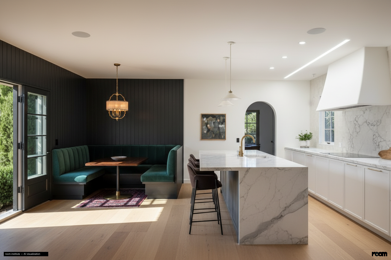 4048 Farmouth Dr Kitchen — Deep & Wide design direction