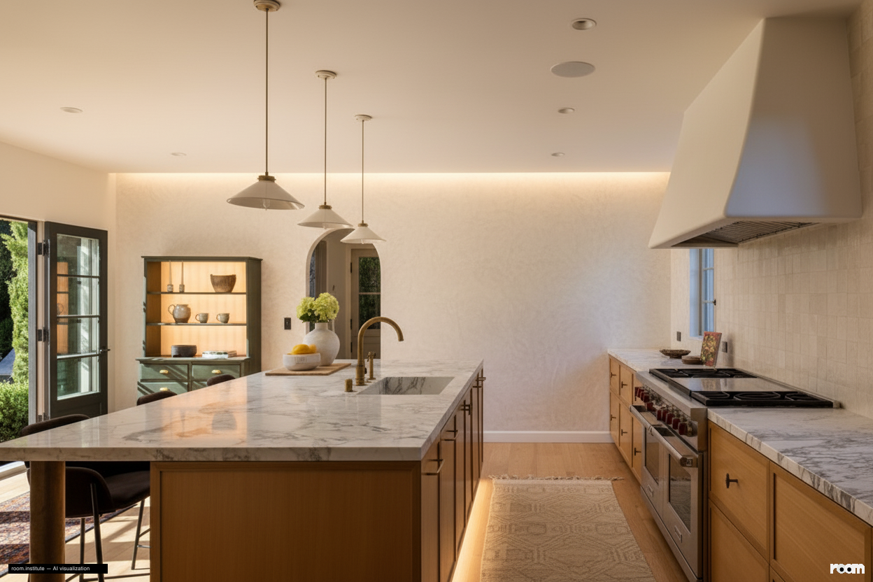 4048 Farmouth Dr Kitchen — Conscious Glow design direction