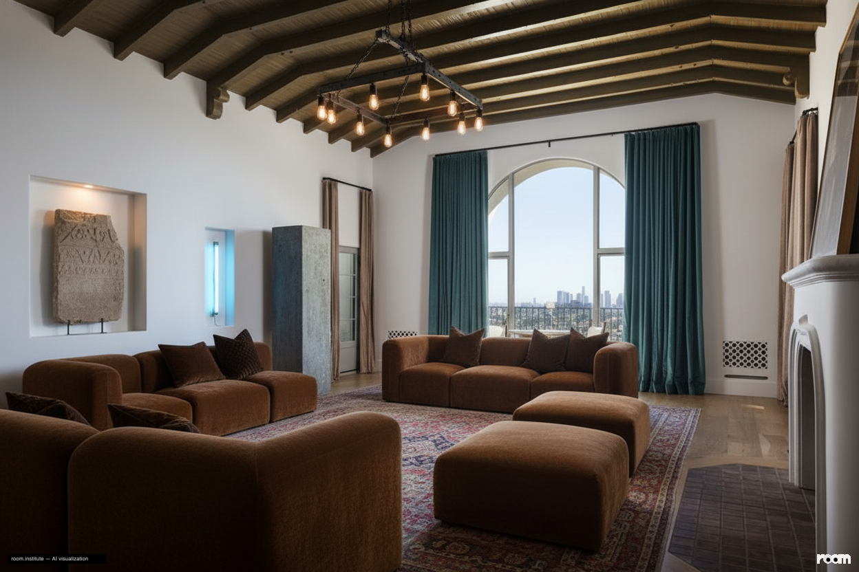 4048 Farmouth Dr Living Room — Collected Anomaly design direction