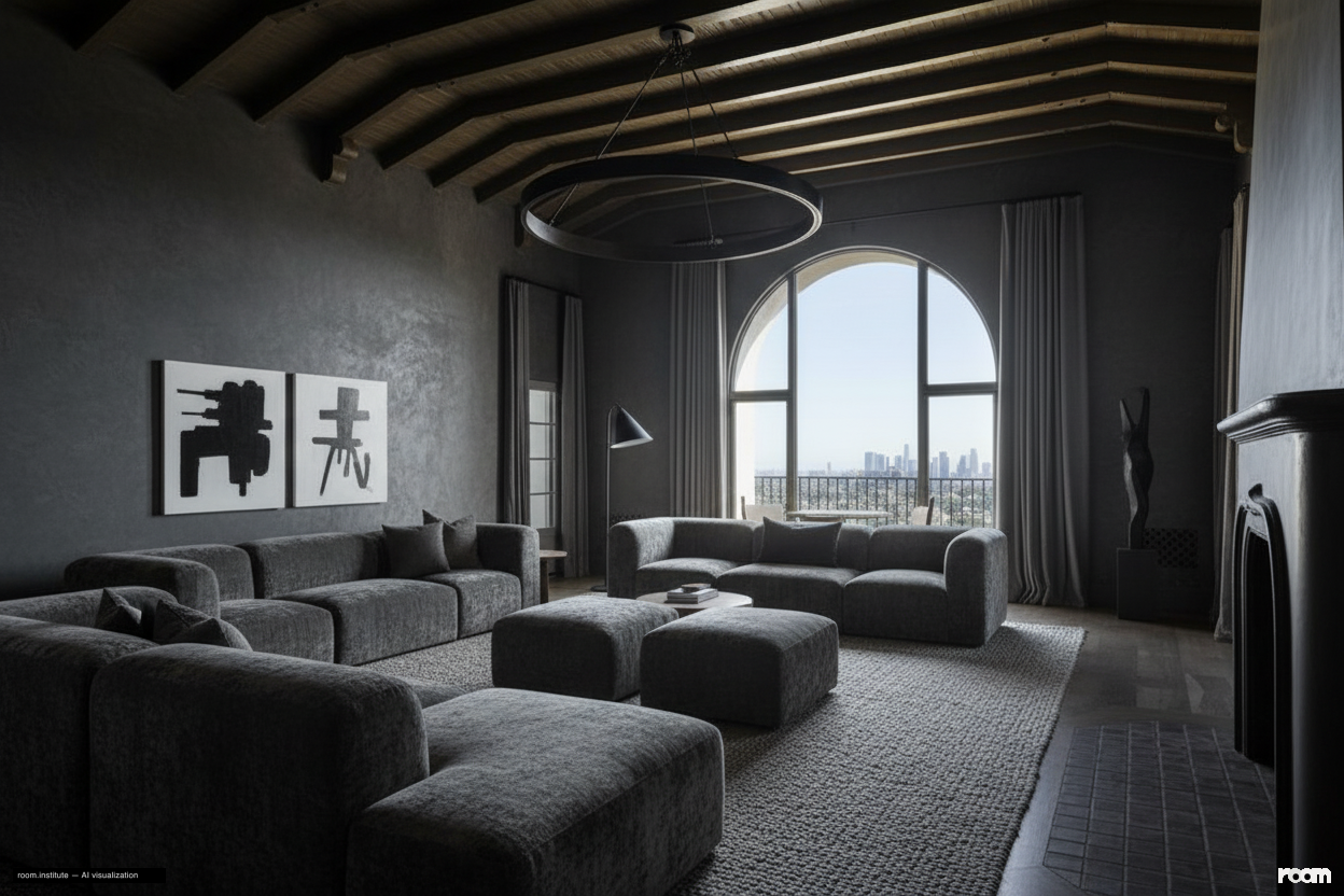 4048 Farmouth Dr Living Room — Monolith Forms design direction