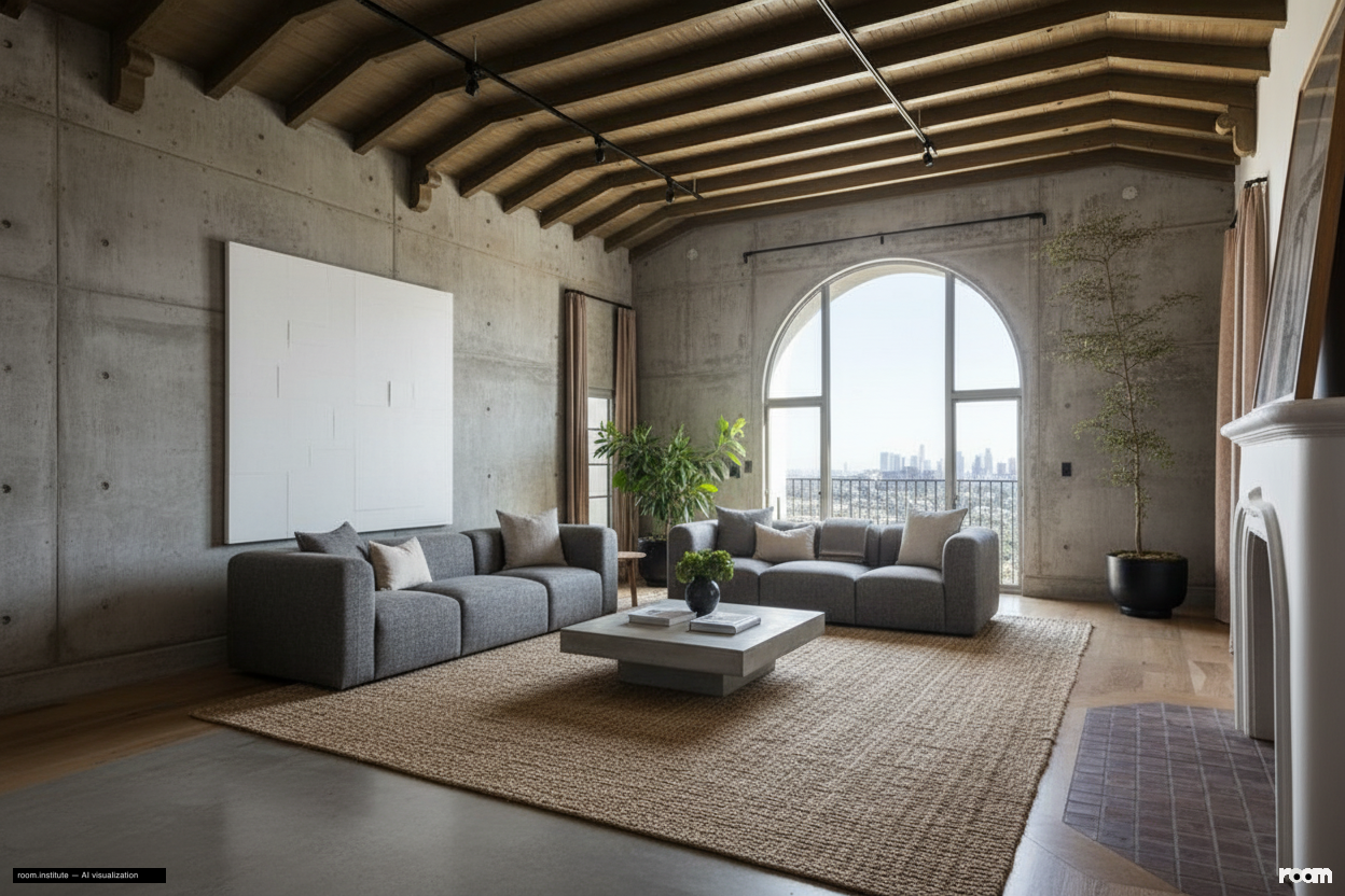 4048 Farmouth Dr Living Room — Elemental Exposition design direction