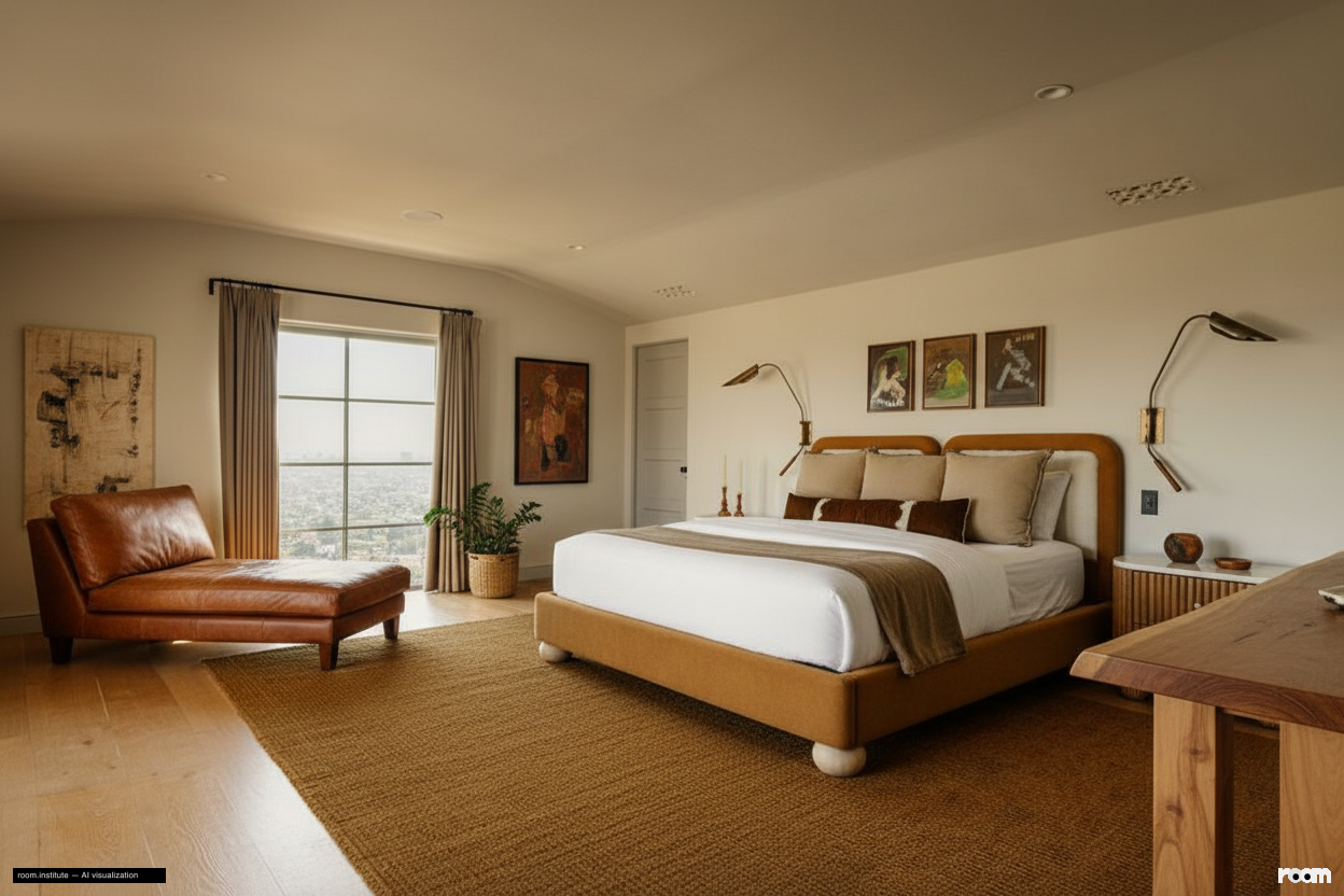 4048 Farmouth Dr Master Bedroom — Evolving Elements design direction