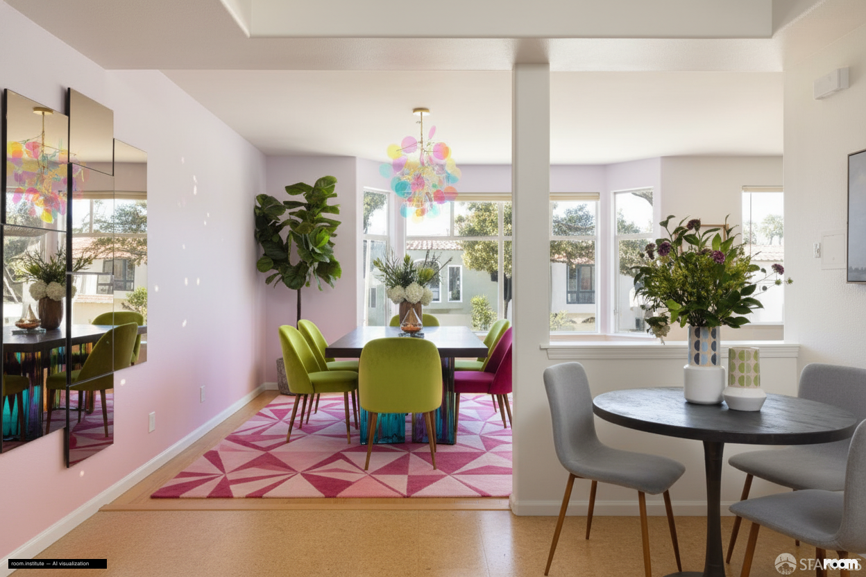 772 8th Ave, Unit 1 Dining Room — Chromatic Shift design direction
