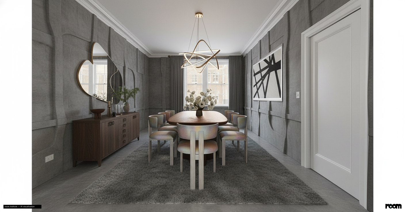 1 Sutton Pl S Unit 4CD Dining Room — Sensory Blend design direction