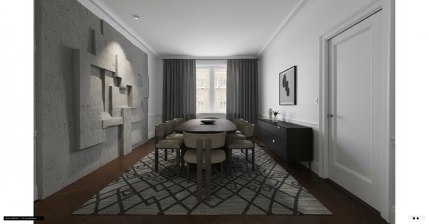 1 Sutton Pl S Unit 4CD Dining Room — Heavy Hand design direction