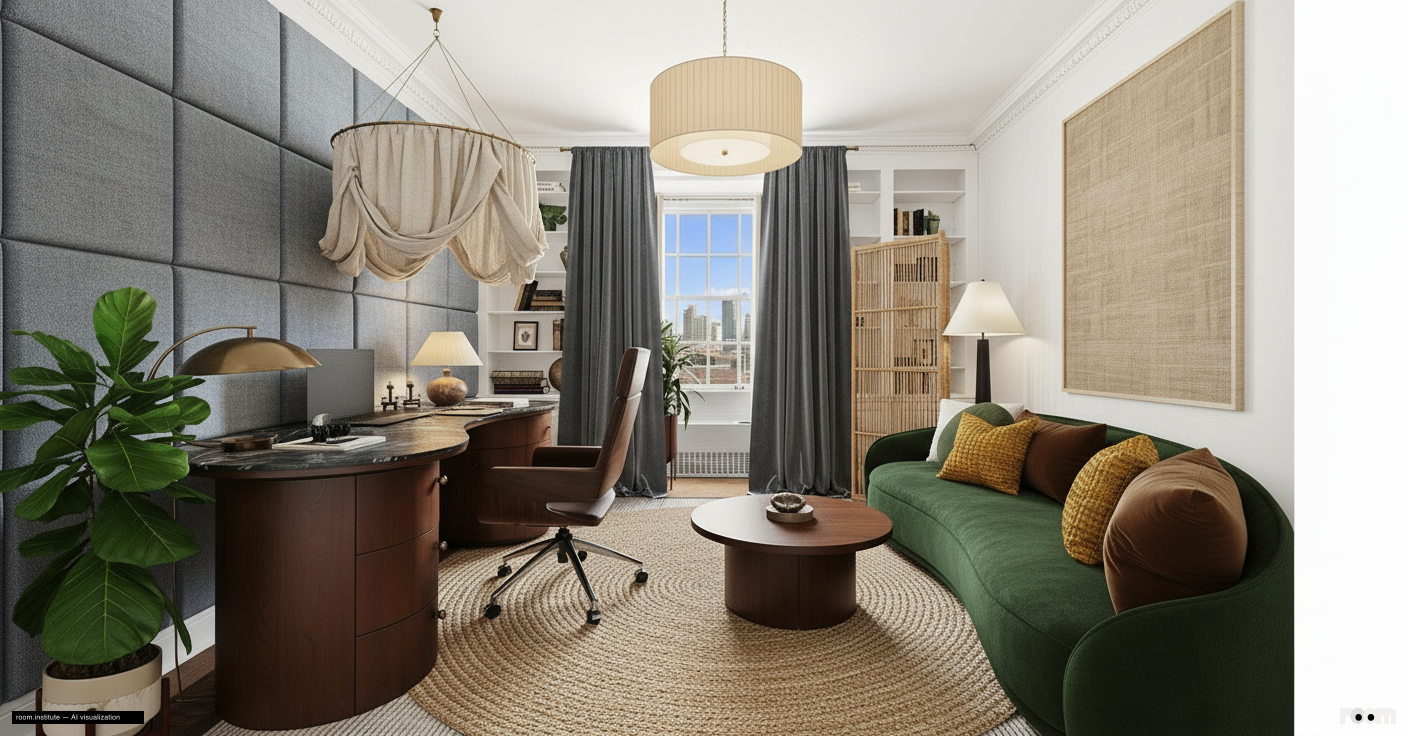 1 Sutton Pl S Unit 4CD Office — Woven Contours design direction