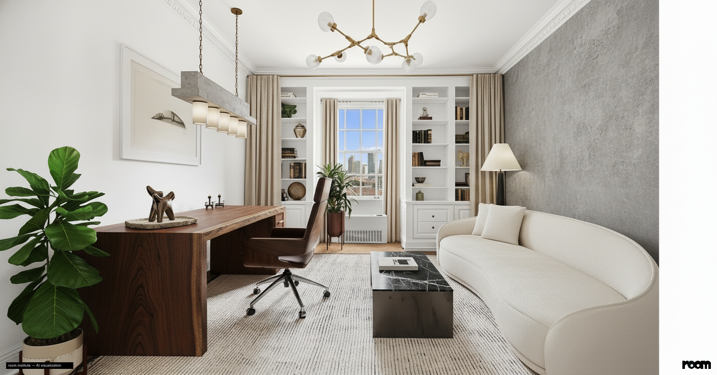 1 Sutton Pl S Unit 4CD Office — Tactile Dialogues design direction