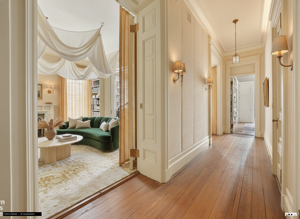 1 W 72nd St #56 Central Hallway — Woven Echoes design direction