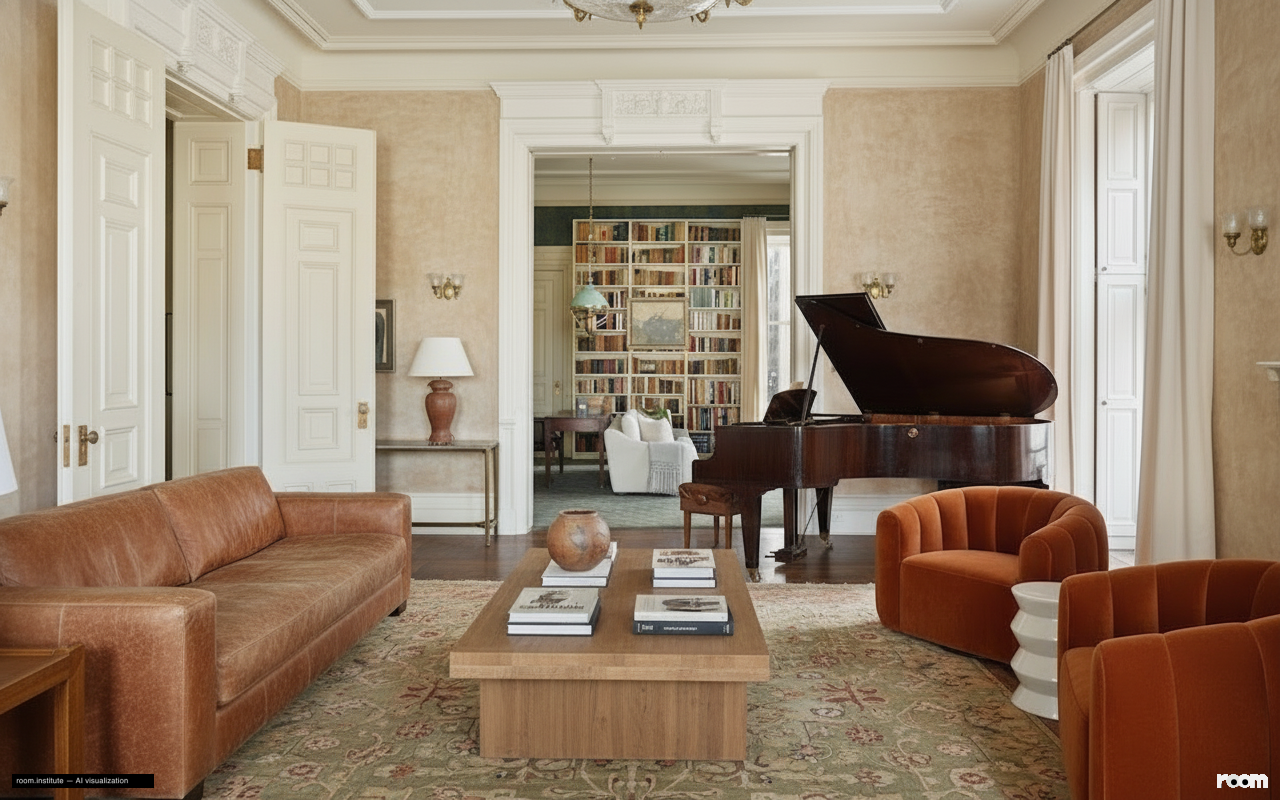 1 W 72nd St #56 Living Room — Living Archive design direction