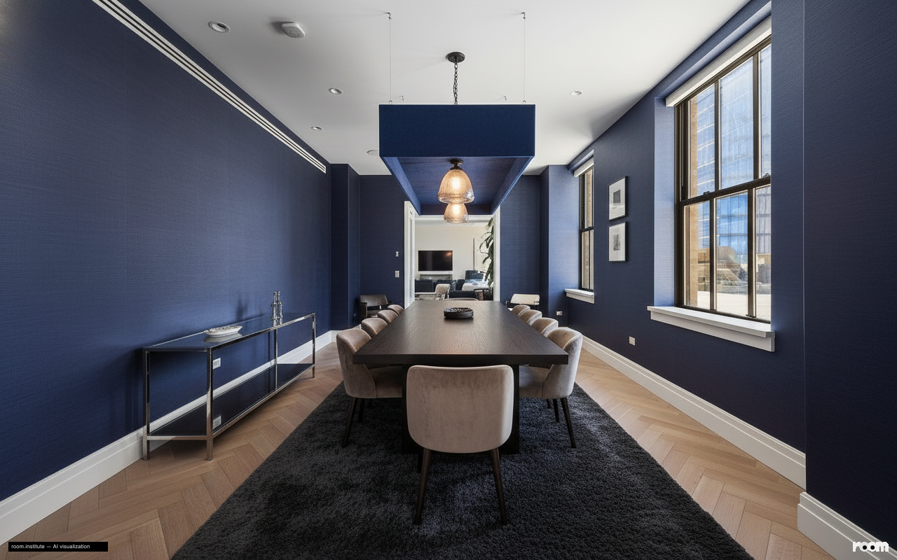 100 Barclay St Unit 21AD Dining Room — Depth & Expanse design direction