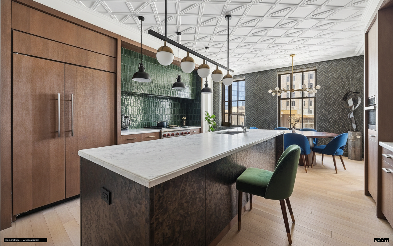 100 Barclay St Unit 21AD Kitchen — Parallel Play design direction
