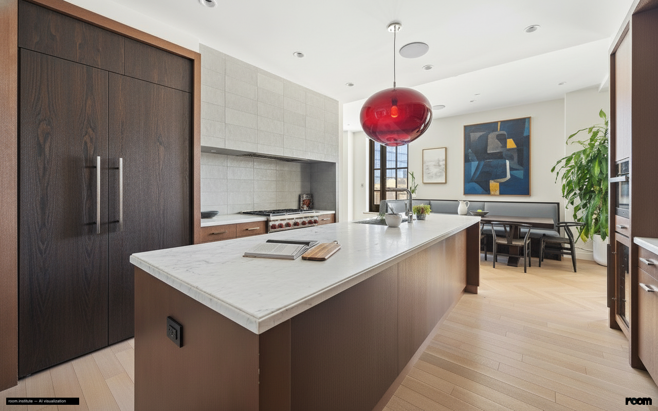 100 Barclay St Unit 21AD Kitchen — Giant's Gaze design direction