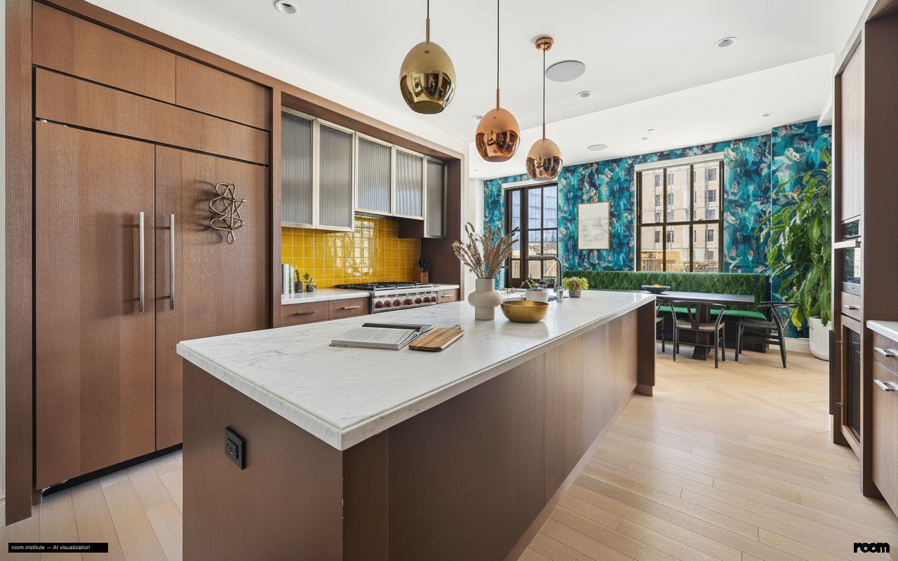 100 Barclay St Unit 21AD Kitchen — Rhythmic Friction design direction