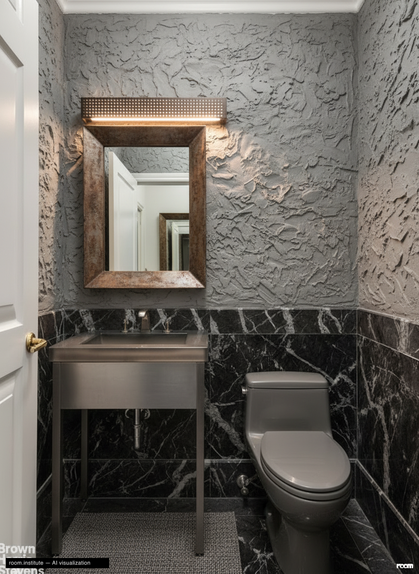 15 Central Park W Unit 11L Bathroom — Veiled Textures design direction