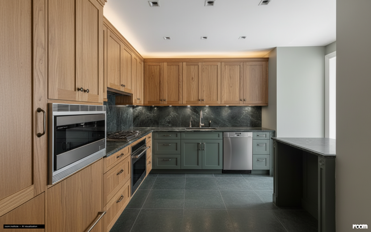 15 Central Park W Unit 11L Kitchen — Deepened Hue design direction