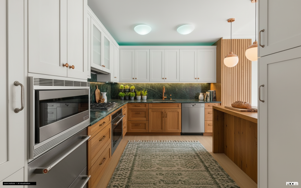 15 Central Park W Unit 11L Kitchen — Sensory Echoes design direction