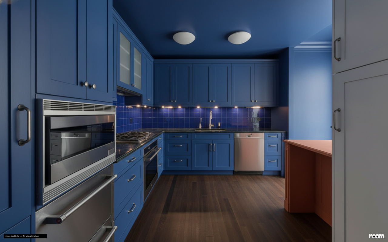15 Central Park W Unit 11L Kitchen — Color Drift design direction