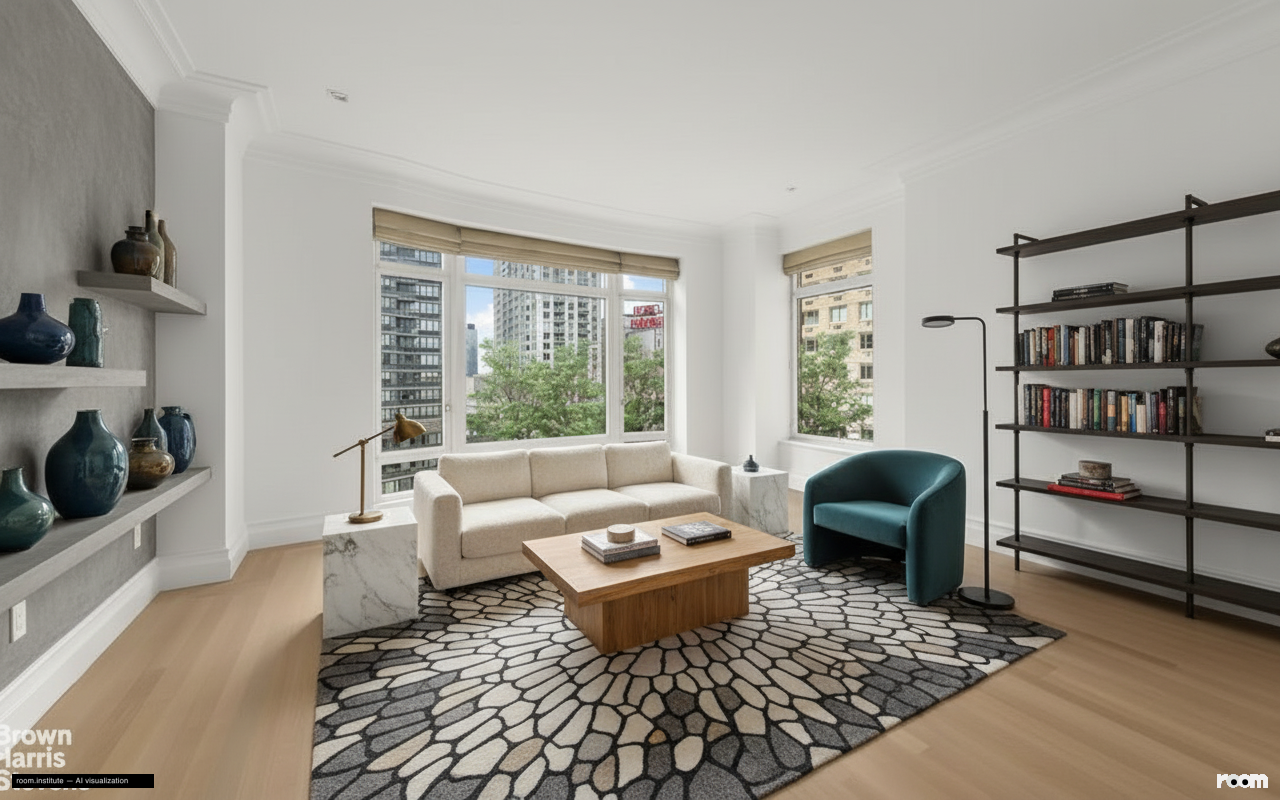 15 Central Park W Unit 11L Living Room — Elemental Dialogues design direction